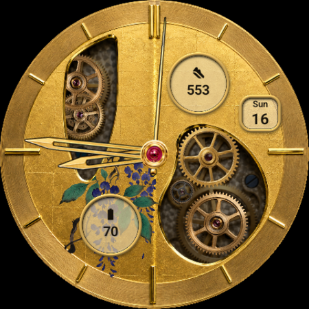 Byobu · Gold Screen watch face