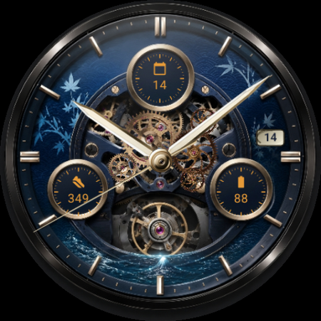Karakuri · Skeleton watch face