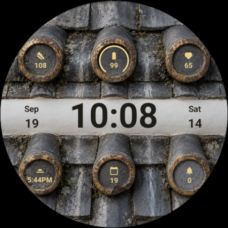 Kawara · Roof Tiles watch face