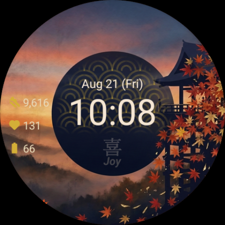 Kiyomizu · Autumn Temple watch face