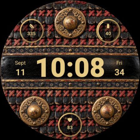 Kozane · Armour Scales watch face