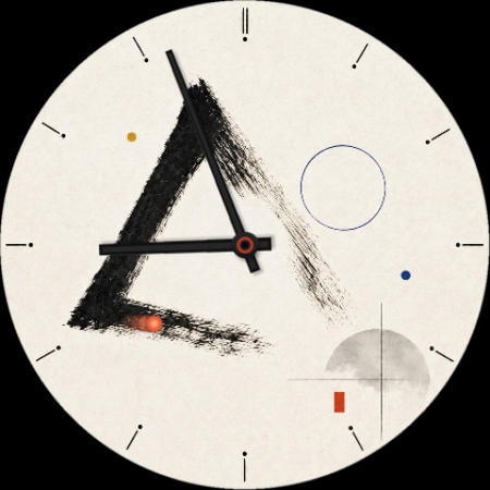 Meguri · Ink Circuit watch face