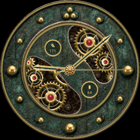 Rokusho · Bronze Skeleton watch face