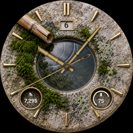 Tsukubai · Stone Water Basin watch face