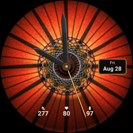 Wagasa · Paper Parasol watch face